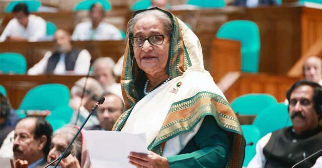 প্রথম আলো আওয়ামী লীগ ও দেশের শত্রু: সংসদে প্রধানমন্ত্রী