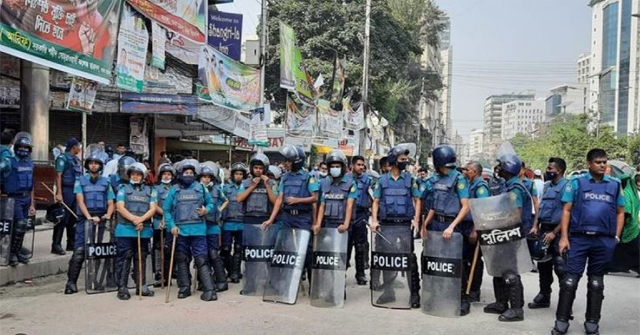 সমাবেশ কেন্দ্র করে ঢাকায়  ২০ হাজার ফোর্স মোতায়েন