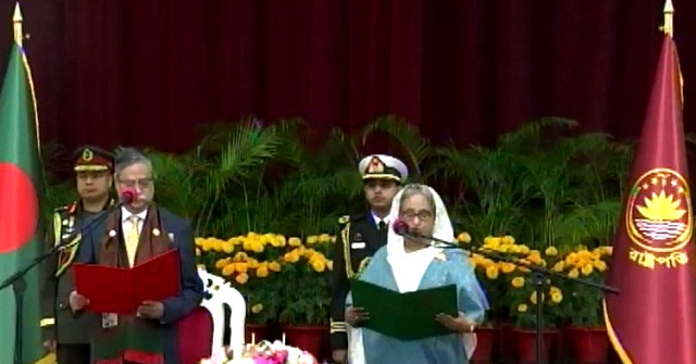 পঞ্চমবারের মতো প্রধানমন্ত্রী শেখ হাসিনা