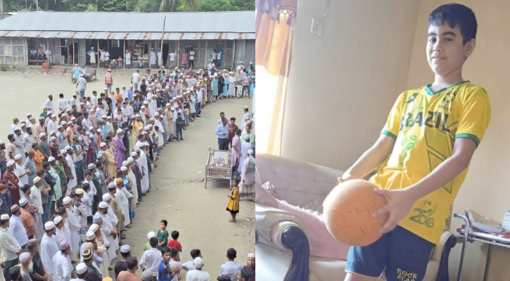 যুদ্ধবিমান দুর্ঘটনায় নিহত সামিউলের দাফন সম্পন্ন