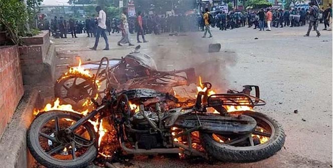 সাঈদীর মৃত্যুতে জামায়াতের ‘তান্ডব’, শাহবাগের মামলায় আসামি ৫ হাজার