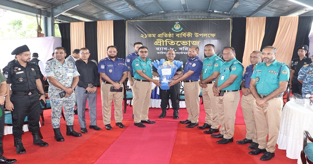 র‍্যাব-৮'র ২১তম প্রতিষ্ঠাবার্ষিকীতে বিএমপি কমিশনারের অংশগ্রহণ