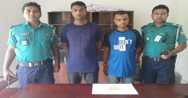 বরিশাল নগরীতে ৯০ পিস ইয়াবাসহ দুই মাদক ব্যবসায়ী আটক 