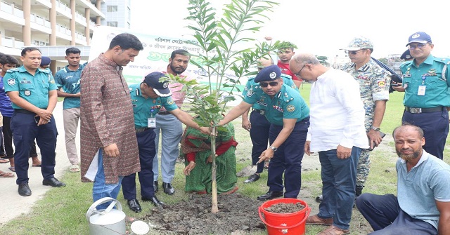 বৃক্ষরোপণ কর্মসূচির উদ্বোধন করেন বিএমপি কমিশনার 