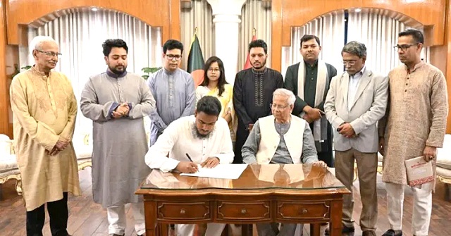 জুলাই সনদে সই করেছে এনসিপি