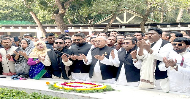 বঙ্গবন্ধুর মাজারে শ্রদ্ধা নিবেদন করলেন হাফিজ মল্লিক