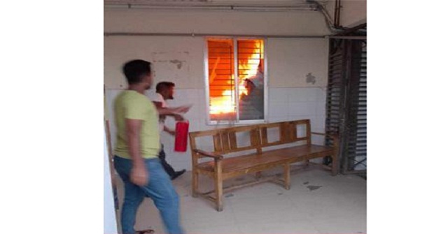 শেবাচিমের ডায়ালাইসিস ইউনিটে আগুন , ছোটাছুটি করতে গিয়ে কয়েকজন আহত 